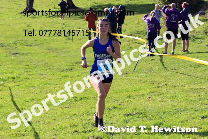 Senior and Masters Women, 2022 NECAA Cross Country Relays, Thornley Hall Farm, Peterlee, County Durham, October 15th. Photo: David T. Hewitson/Sports for All Pics